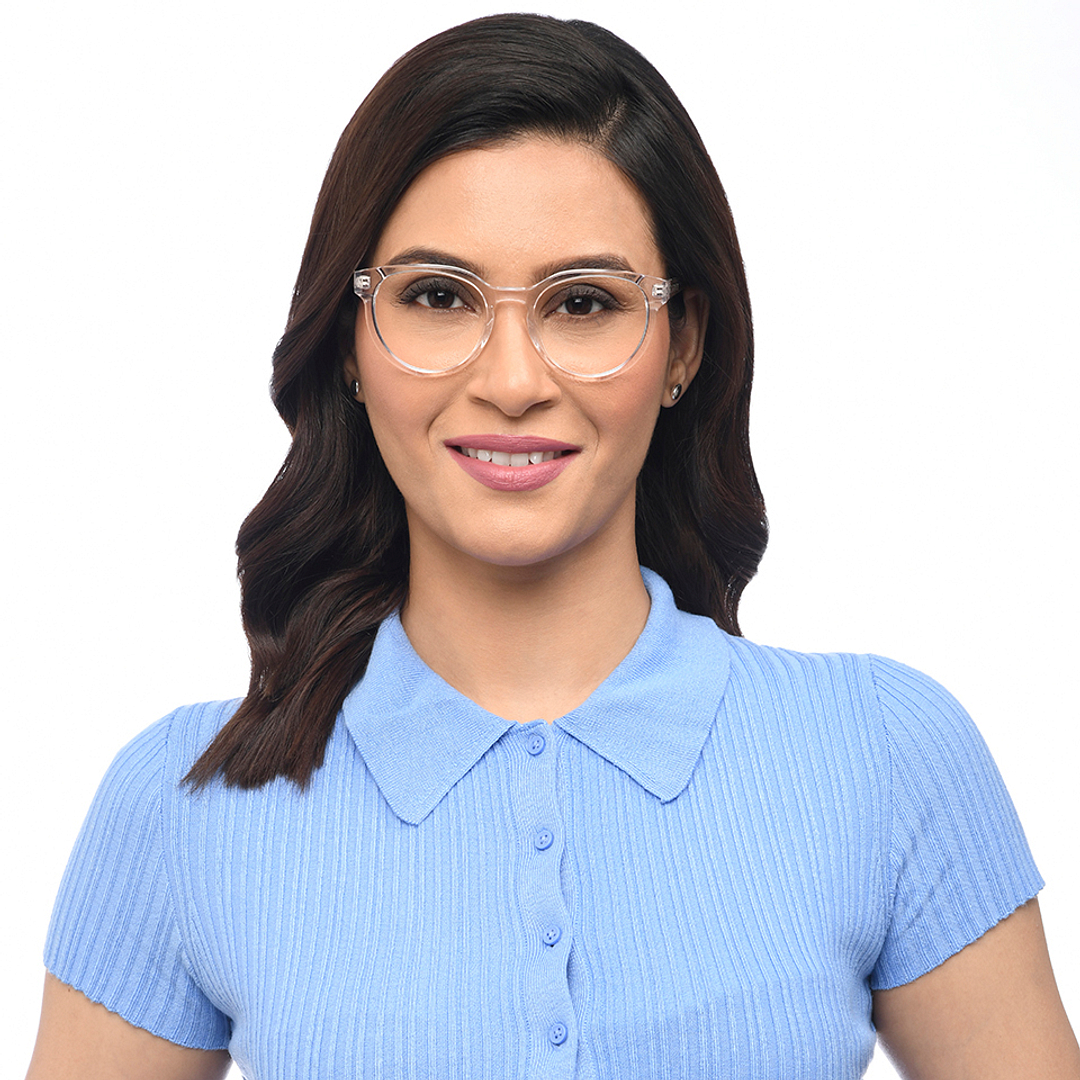 Vincent Chase Online Crystal Transparent Full Rim Round left side