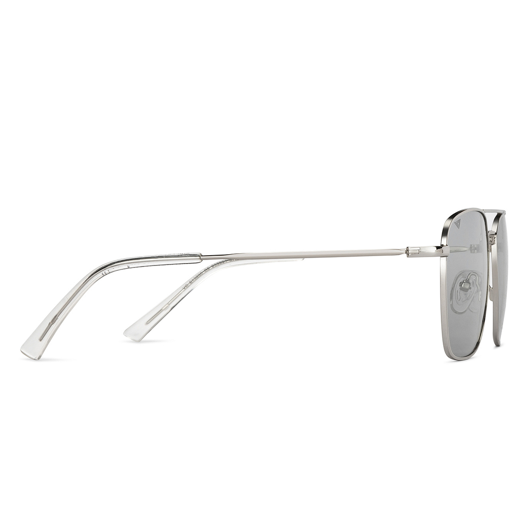 Vincent Chase Online Silver Full Rim Rectangle left side