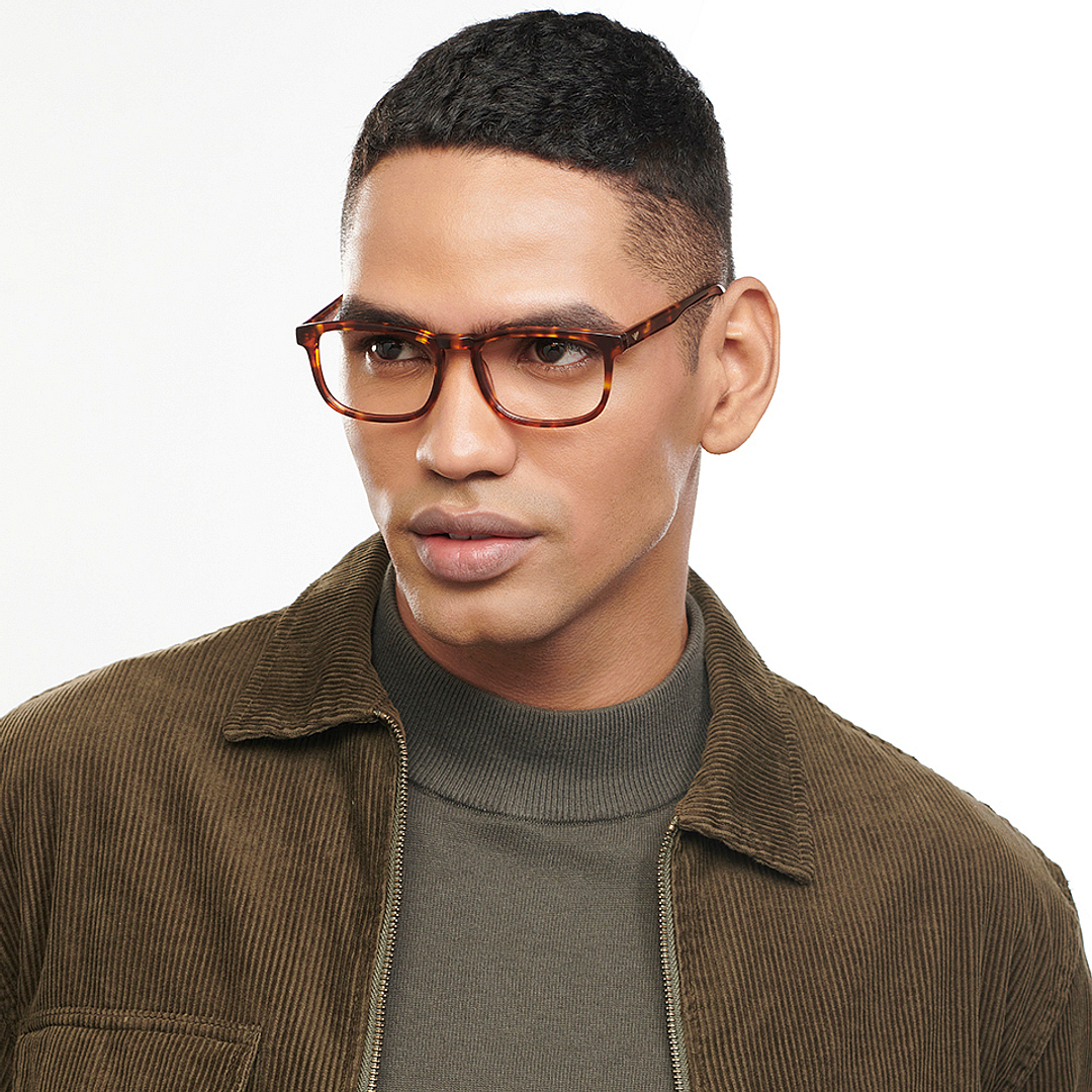 Vincent Chase Online Tortoise Full Rim Rectangle left side