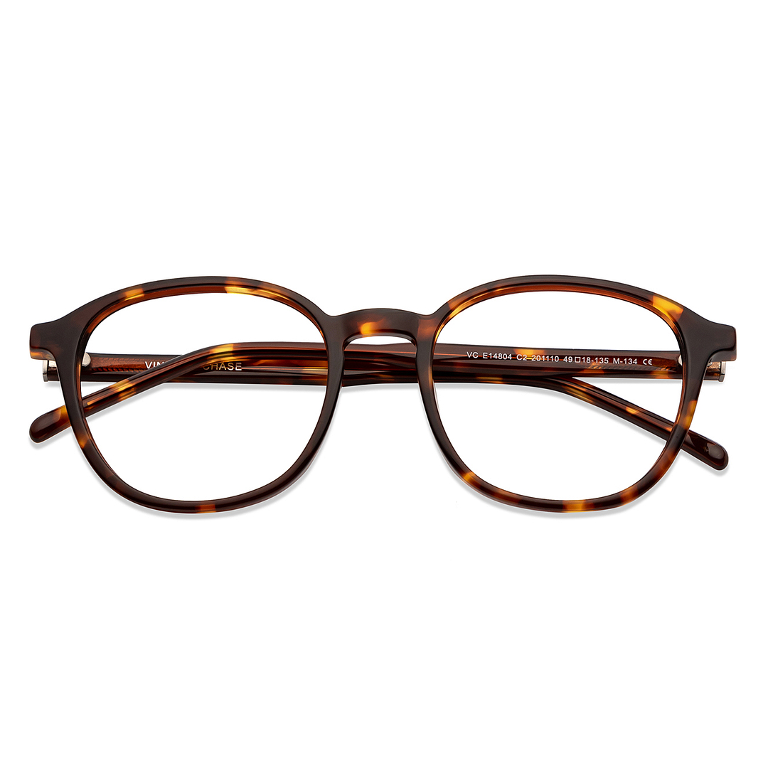 Vincent Chase Online Tortoise Full Rim Round left side