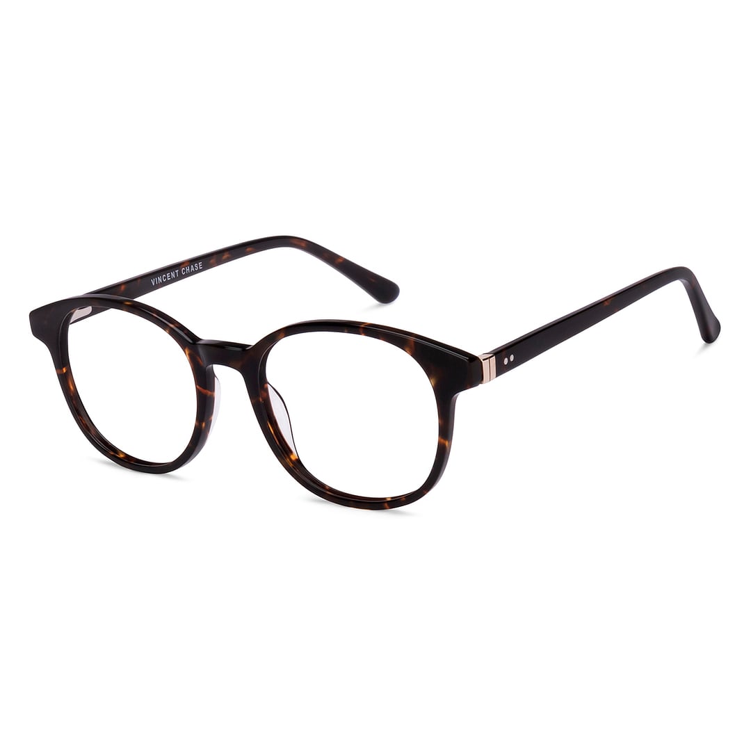 Vincent Chase Online Tortoise Full Rim Round left side