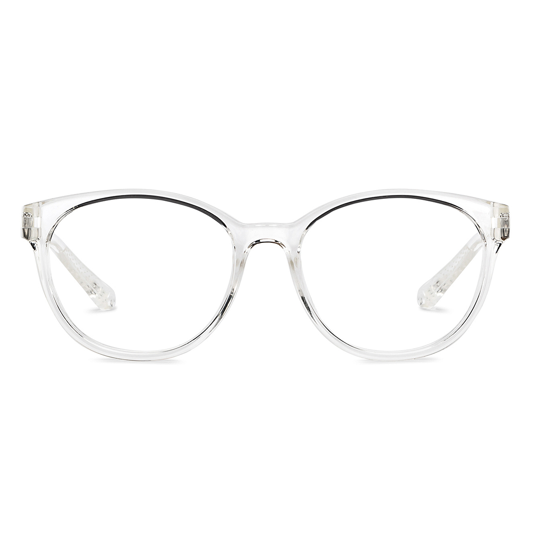Vincent Chase Online Crystal Transparent Full Rim Round left side