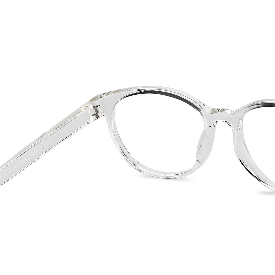 Vincent Chase Online Crystal Transparent Full Rim Round right side