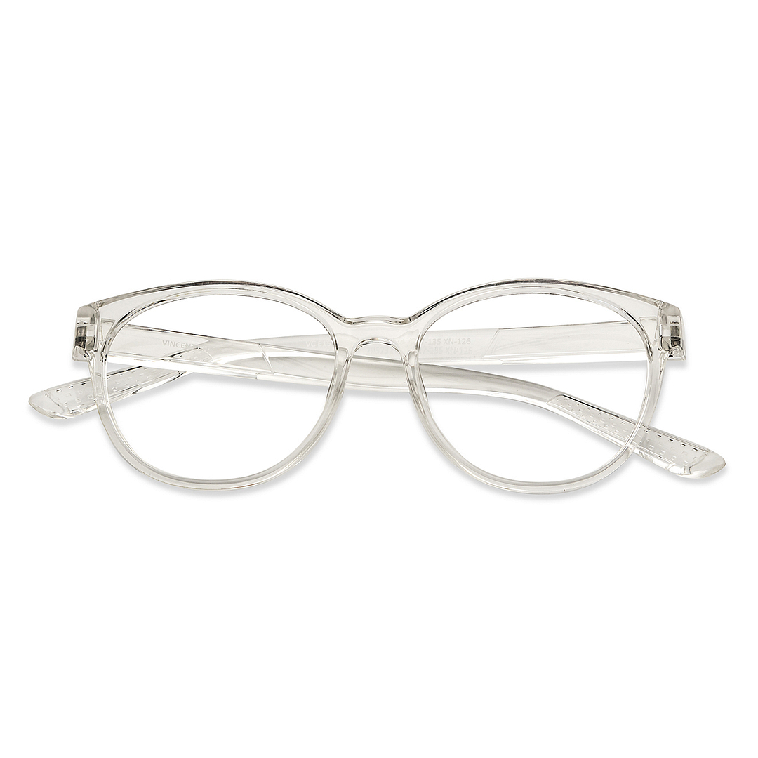 Vincent Chase Online Crystal Transparent Full Rim Round left side