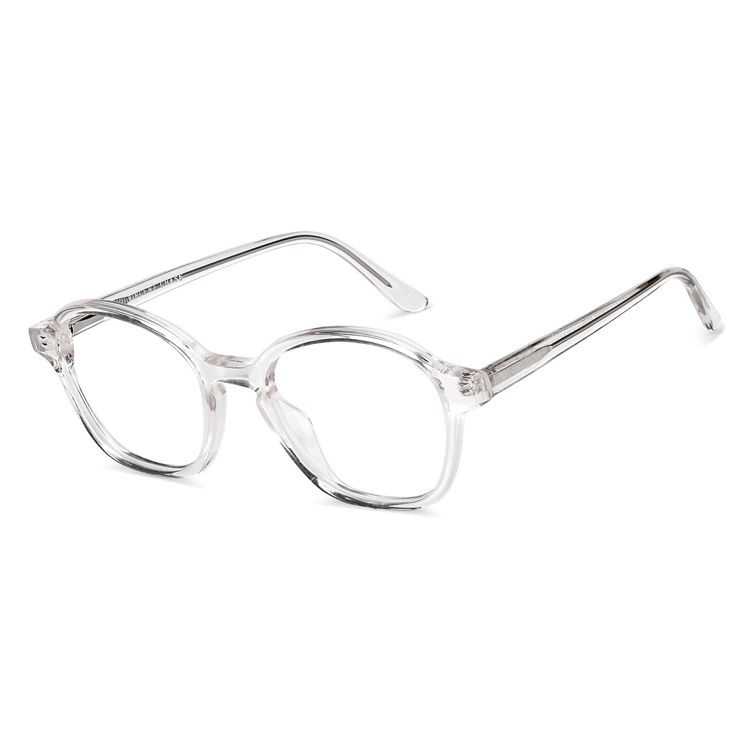 Vincent Chase Online Crystal Transparent Full Rim Round right side