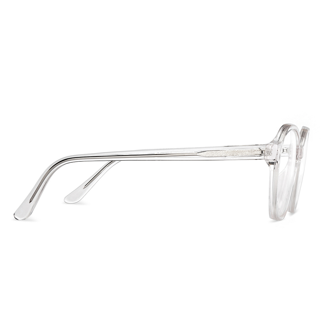 Vincent Chase Online Crystal Transparent Full Rim Round left side