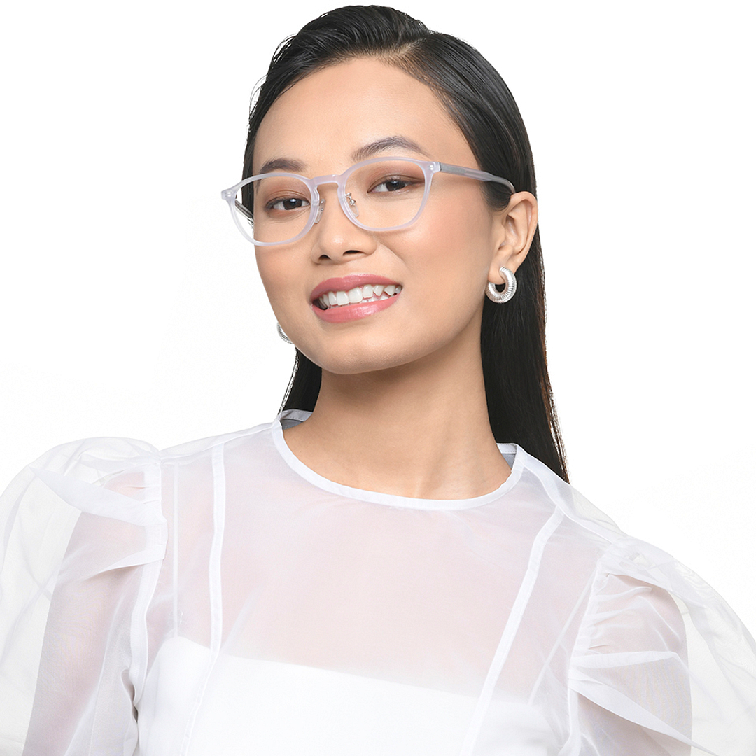 Vincent Chase Online Crystal Transparent Full Rim Square left side