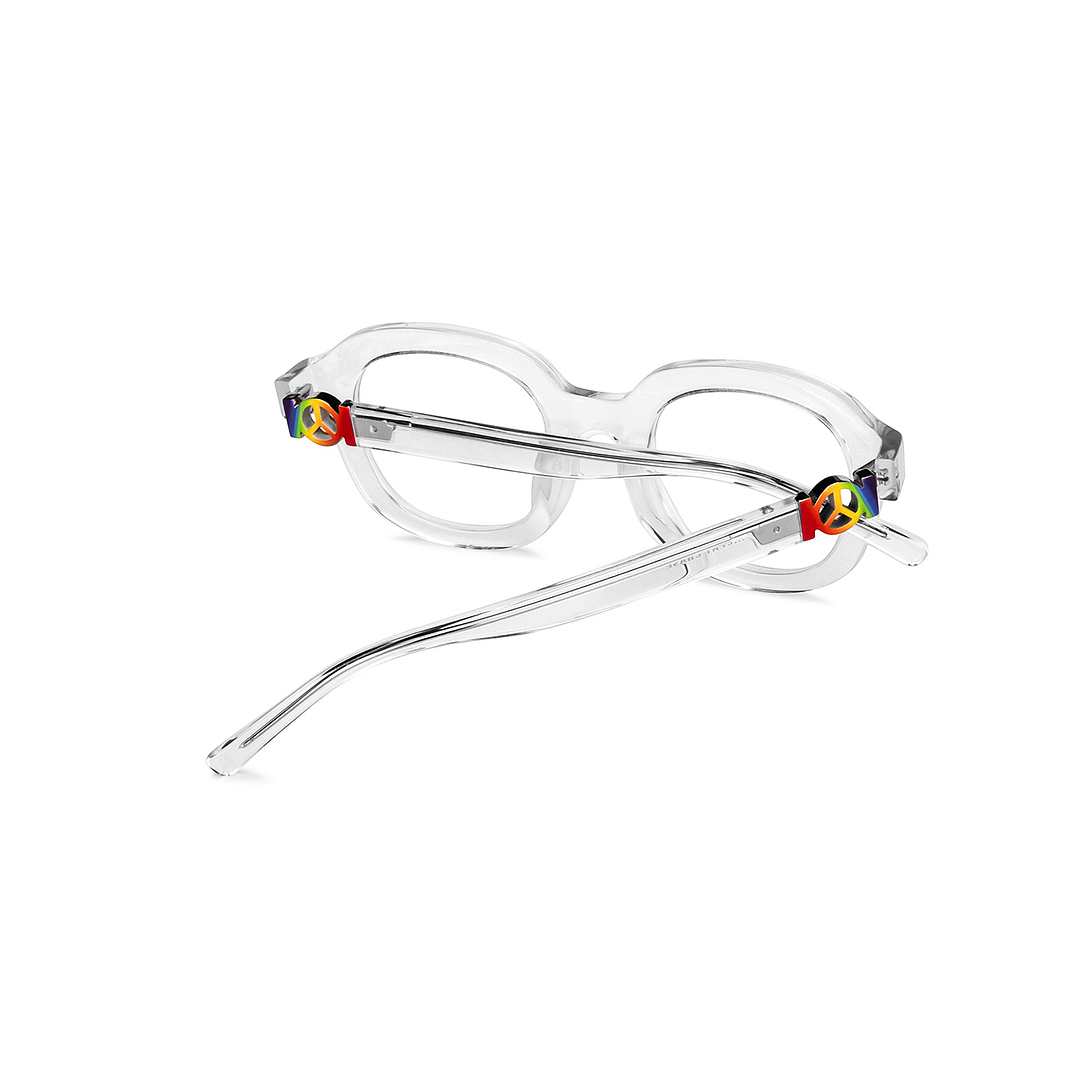 Vincent Chase Online Crystal Transparent Full Rim Round left side