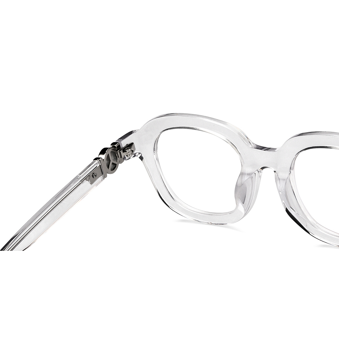 Vincent Chase Online Crystal Transparent Full Rim Round left side