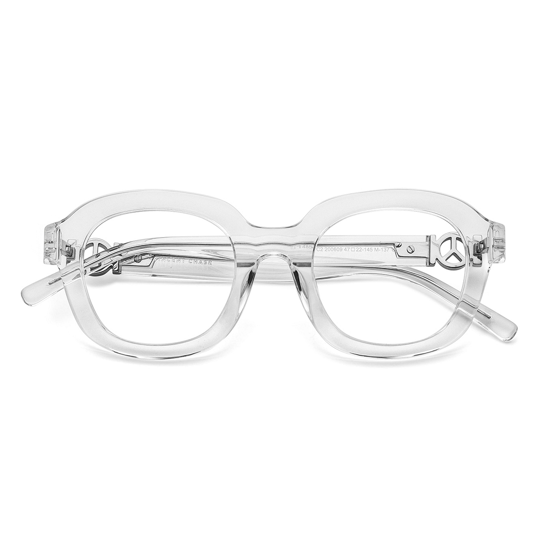 Vincent Chase Online Crystal Transparent Full Rim Round right side