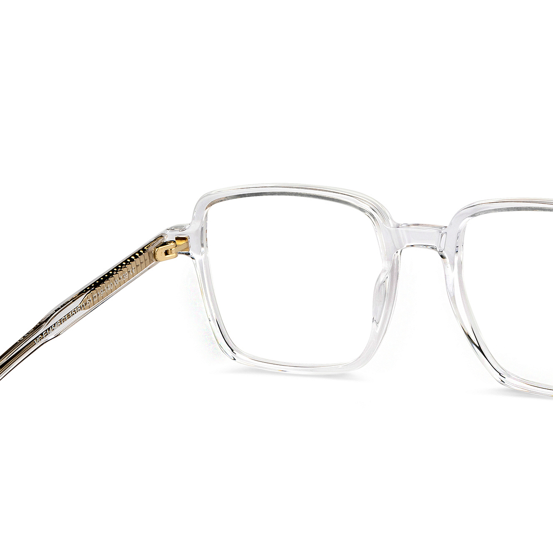 Vincent Chase Online Crystal Transparent Full Rim Square right side