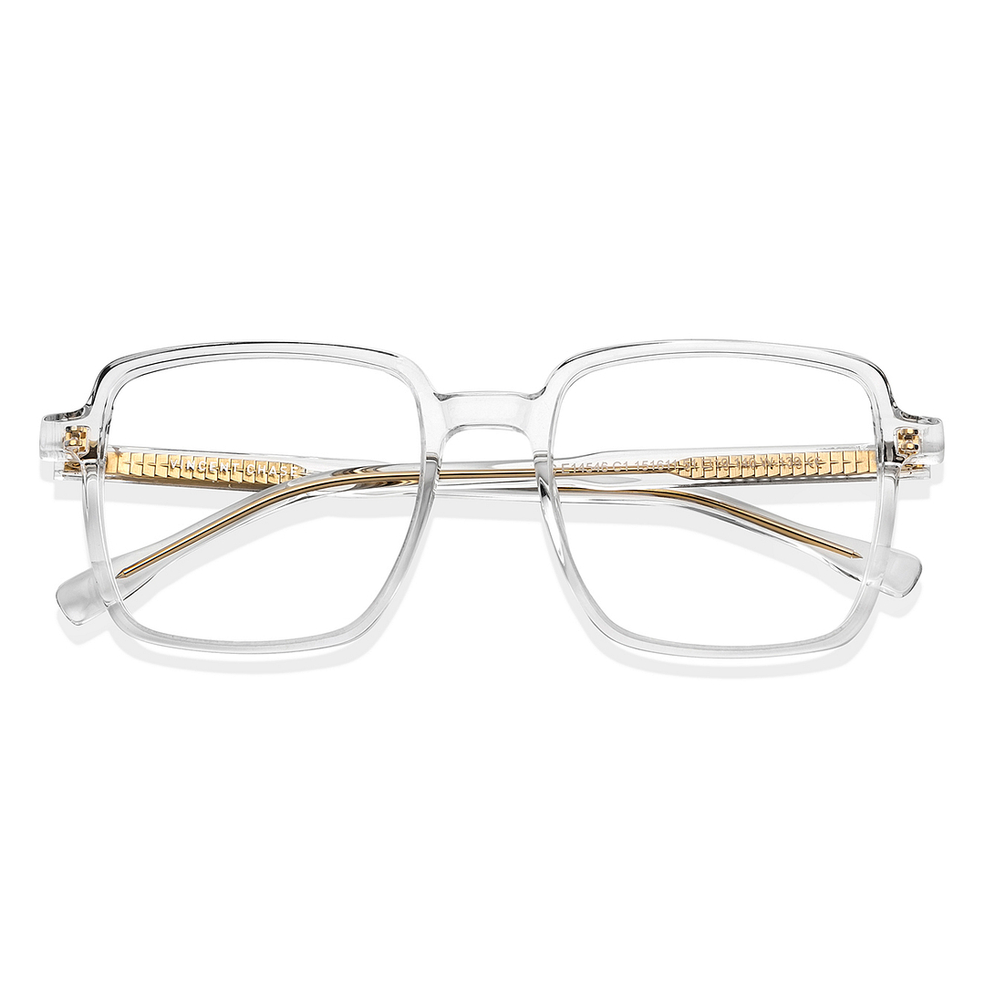 Vincent Chase Online Crystal Transparent Full Rim Square left side