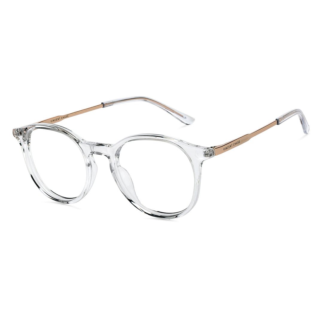 Vincent Chase Crystal Full Rim Round right side