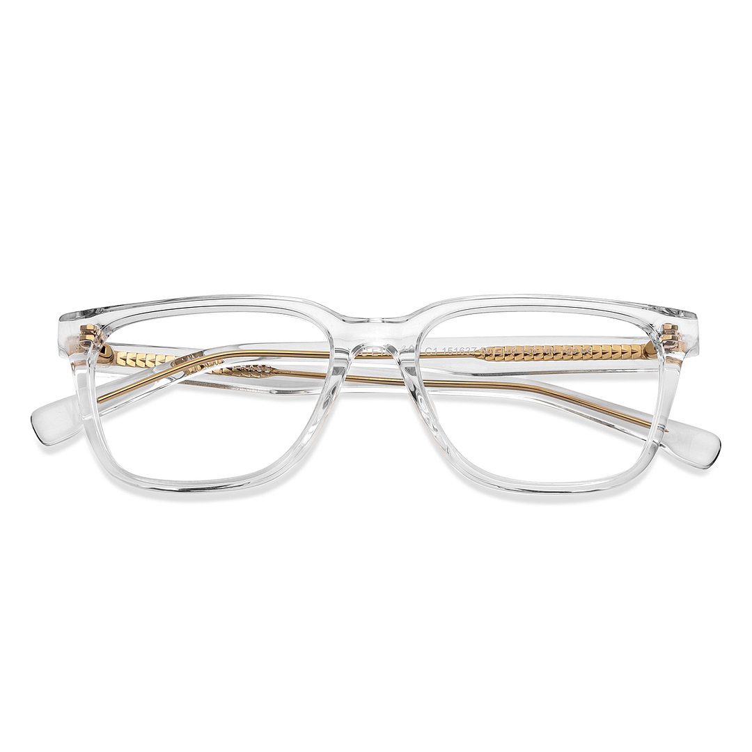 Vincent Chase Online Crystal Transparent Full Rim Rectangle left side