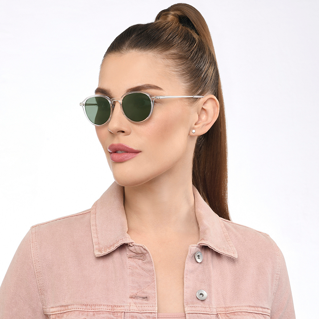 Vincent Chase Polarized Crystal Full Rim Round left side