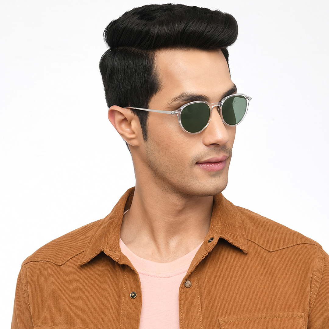 Vincent Chase Polarized Crystal Full Rim Round left side