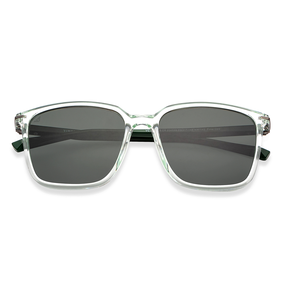 Vincent Chase Polarized Crystal Full Rim Square left side