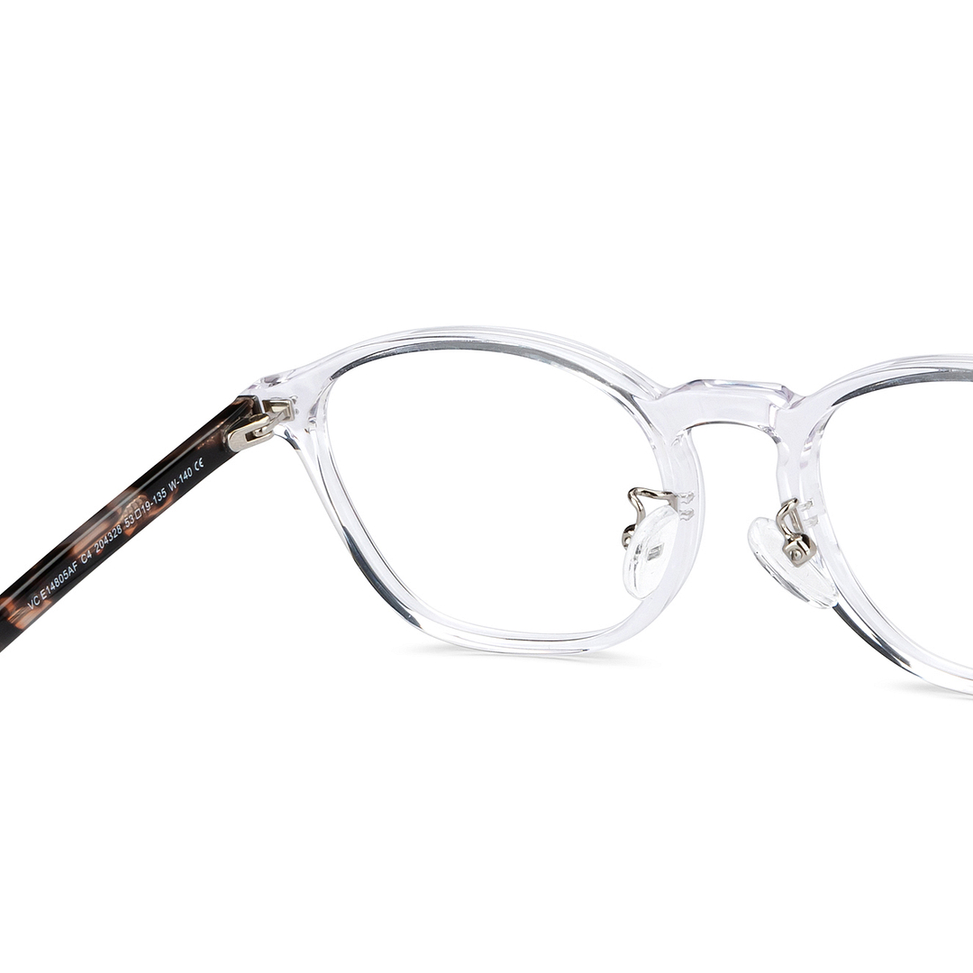 Vincent Chase Online Crystal Transparent Full Rim Square right side