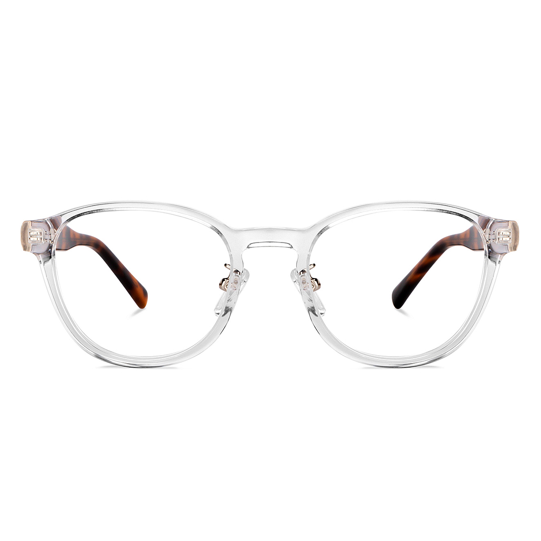 Vincent Chase Online Crystal Transparent Full Rim Round left side