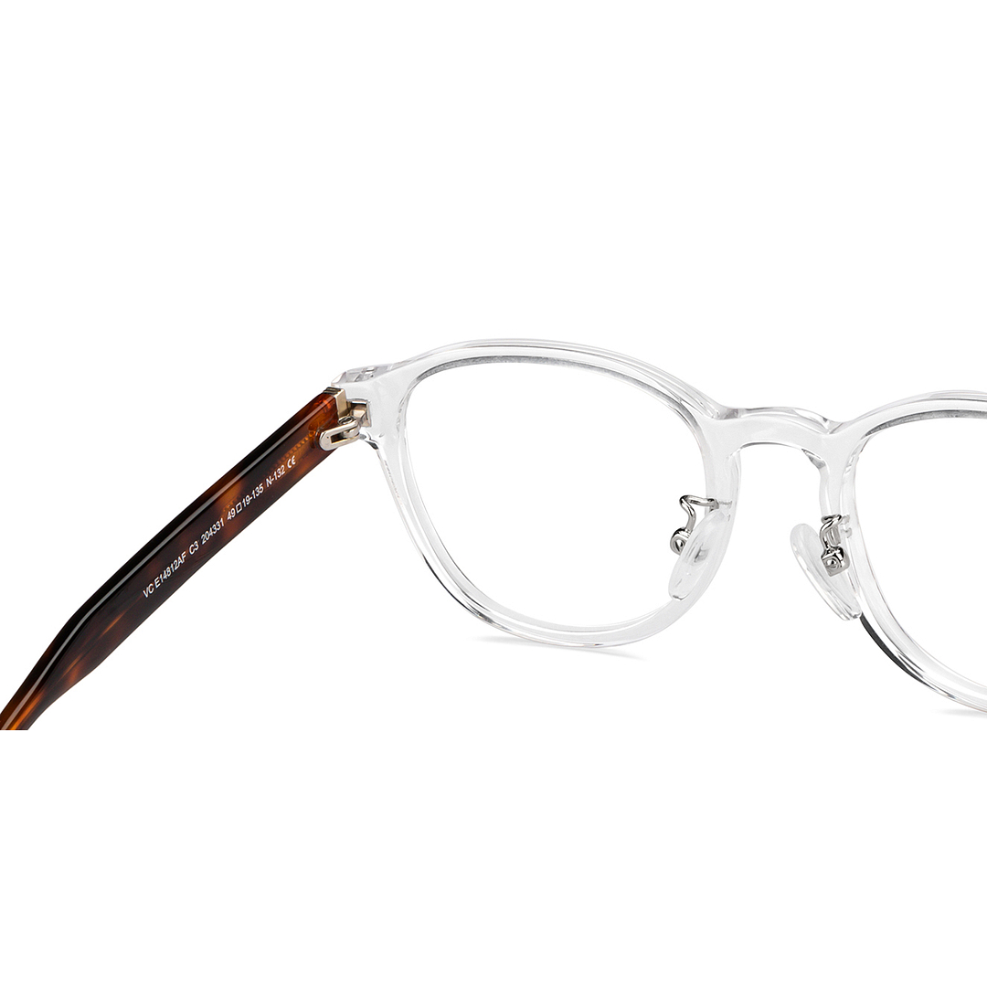 Vincent Chase Online Crystal Transparent Full Rim Round right side