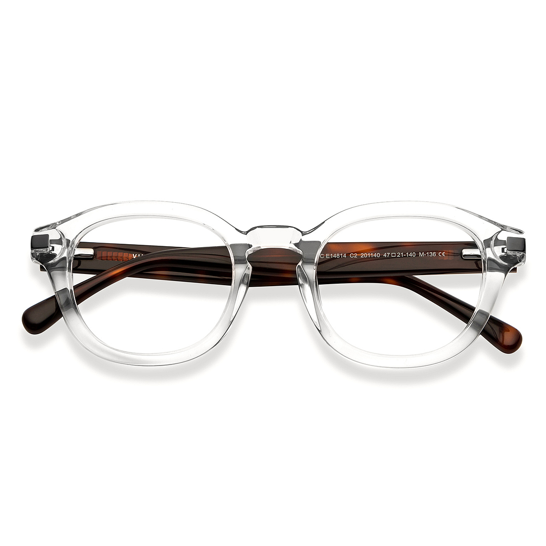 Vincent Chase Online Crystal Transparent Full Rim Rectangle left side