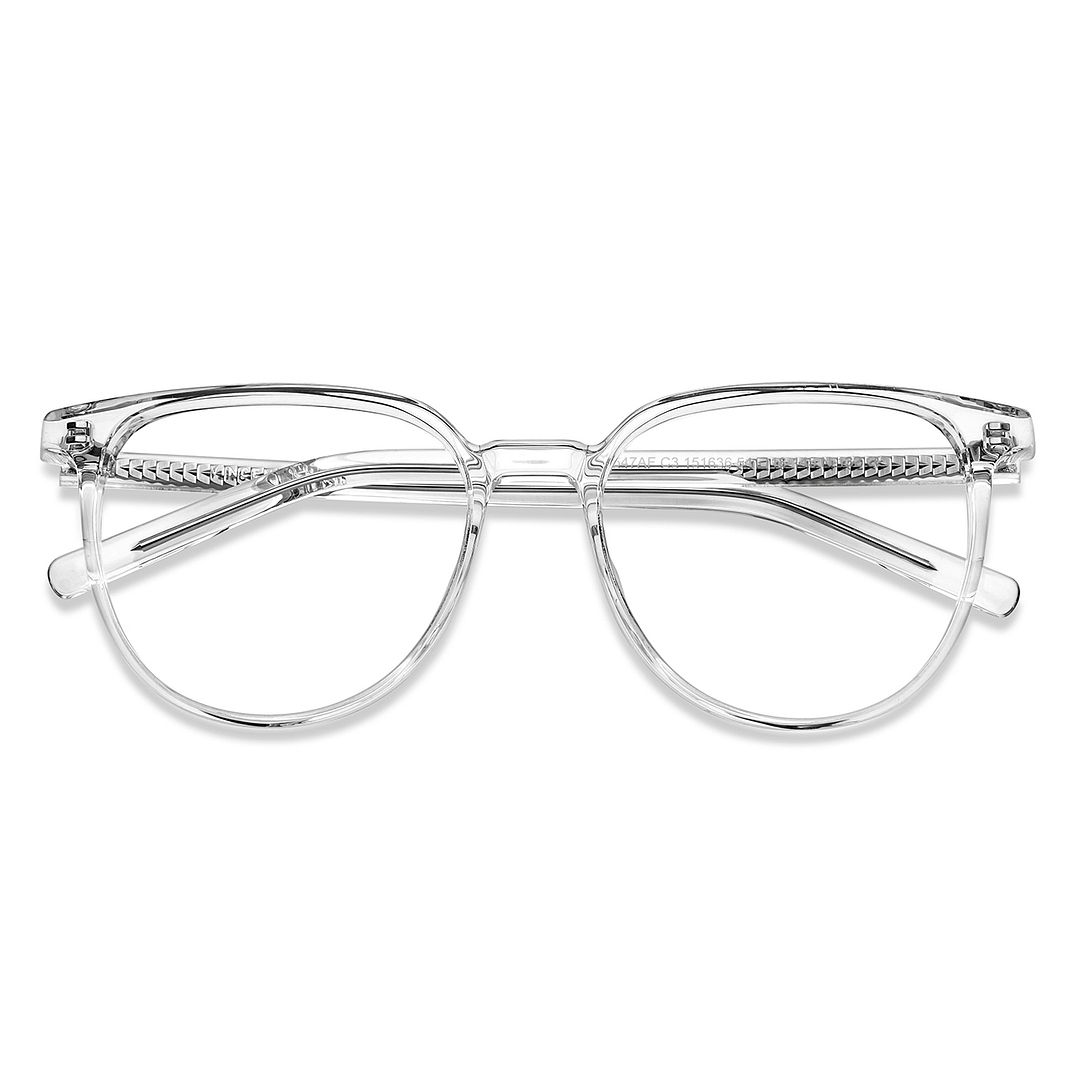 Vincent Chase Online Crystal Transparent Full Rim Round left side