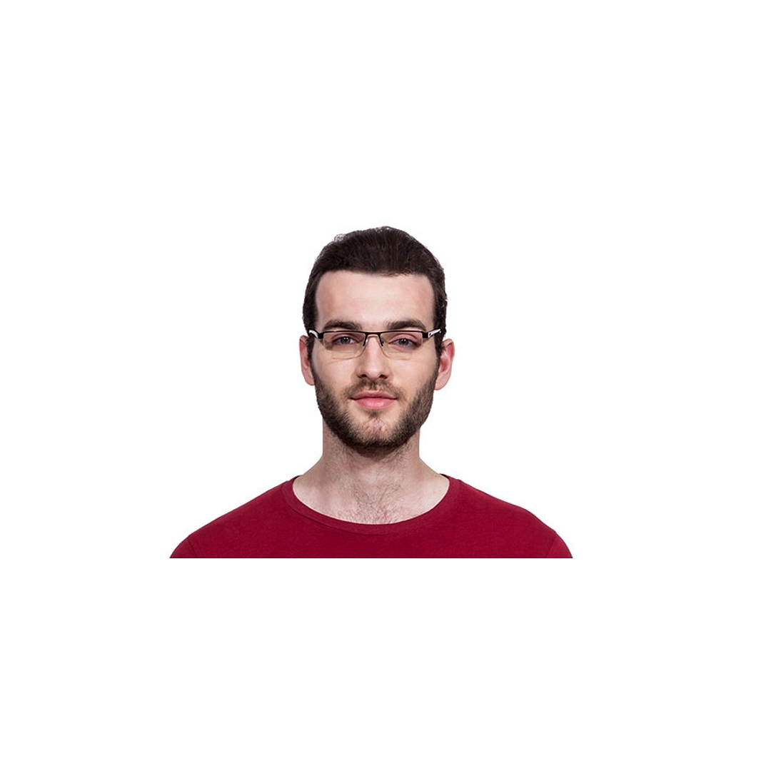 Vincent Chase Online Red Half Rim Rectangle right side