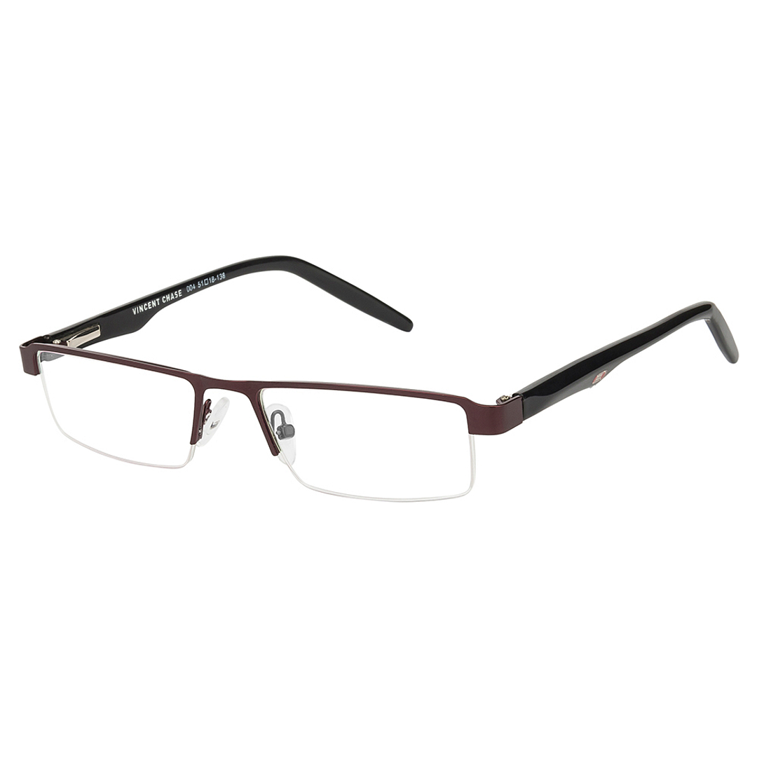 Vincent Chase Online Red Half Rim Rectangle left side