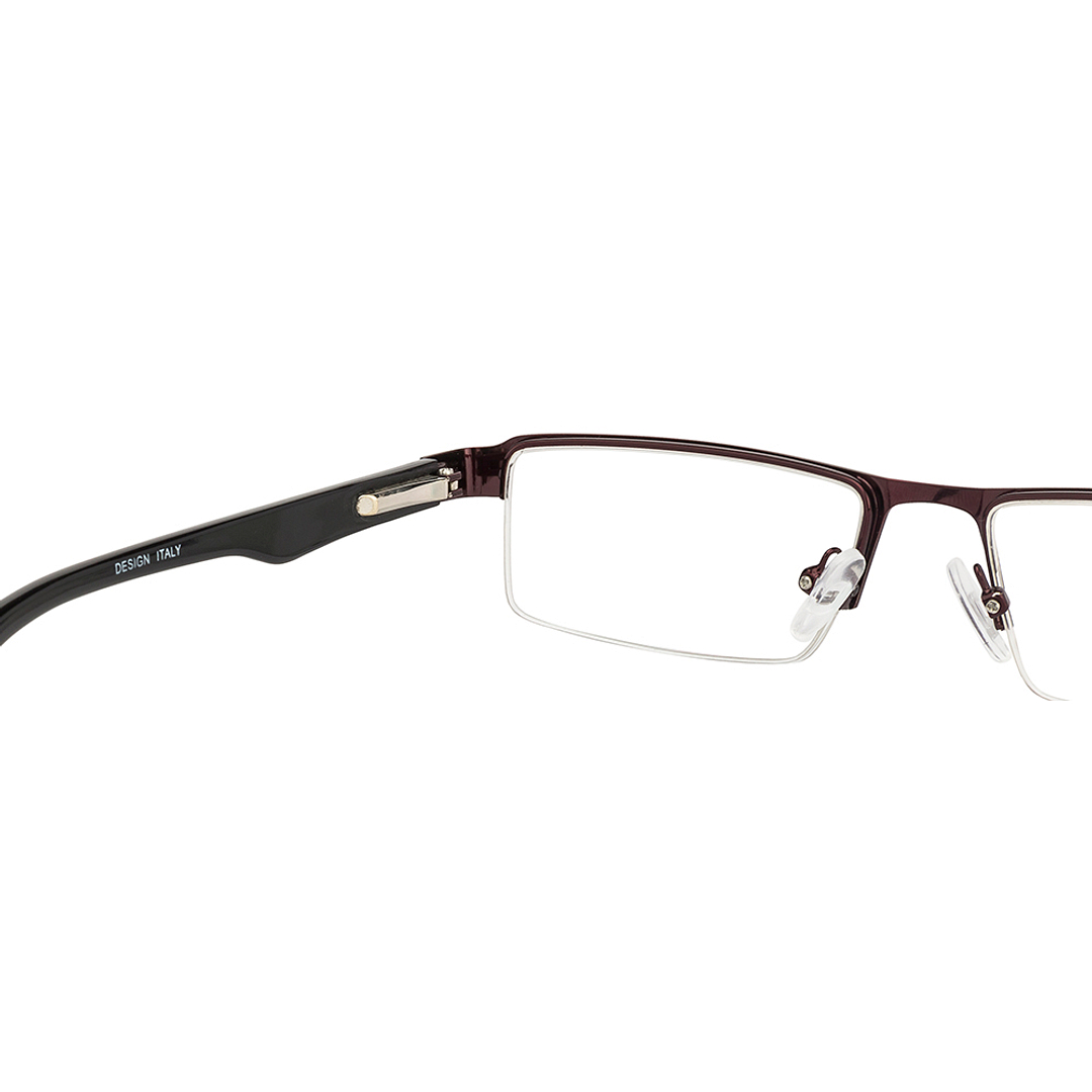Vincent Chase Online Red Half Rim Rectangle left side