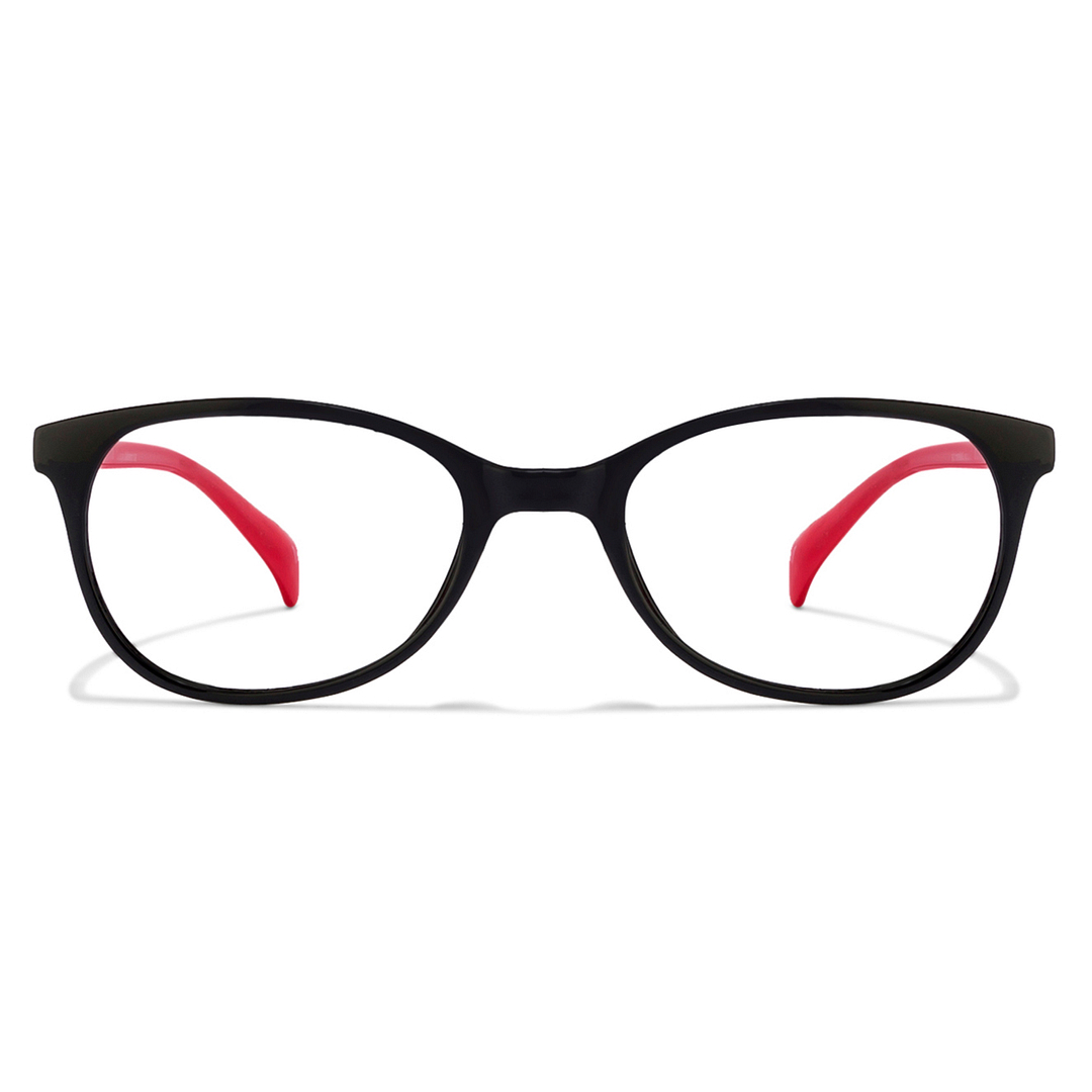 Lenskart Lenskart TOI Special: Lenskart Air: Black Red Full Rim Oval Lenskart TOI Special OTHERS 1067- left side