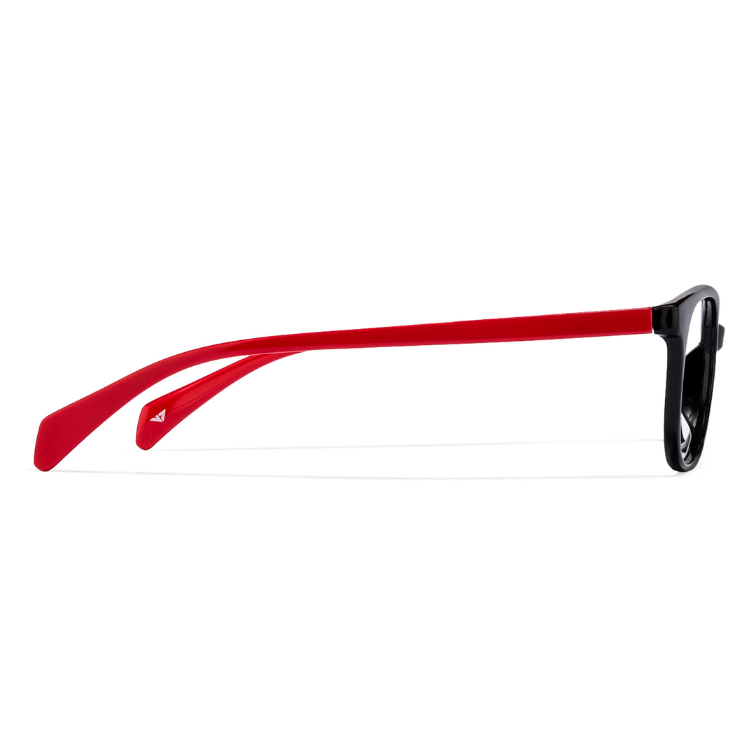Lenskart Lenskart TOI Special: Lenskart Air: Black Red Full Rim Oval Lenskart TOI Special OTHERS 1067- left side