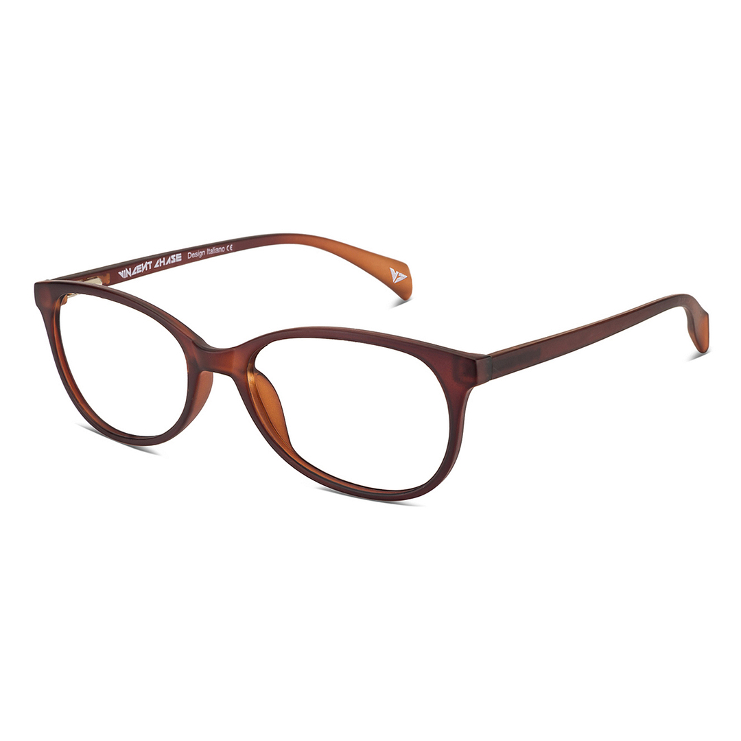 Lenskart Lenskart TOI Special: Lenskart Air: Matte Brown Transparent Full Rim Oval Lenskart TOI Special OTHERS 1067- left side