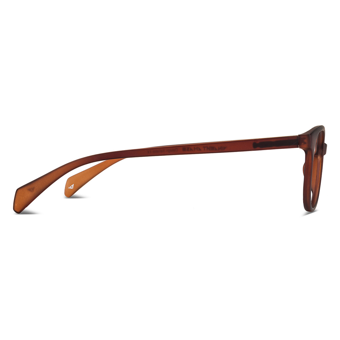 Lenskart Lenskart TOI Special: Lenskart Air: Matte Brown Transparent Full Rim Oval Lenskart TOI Special OTHERS 1067- left side
