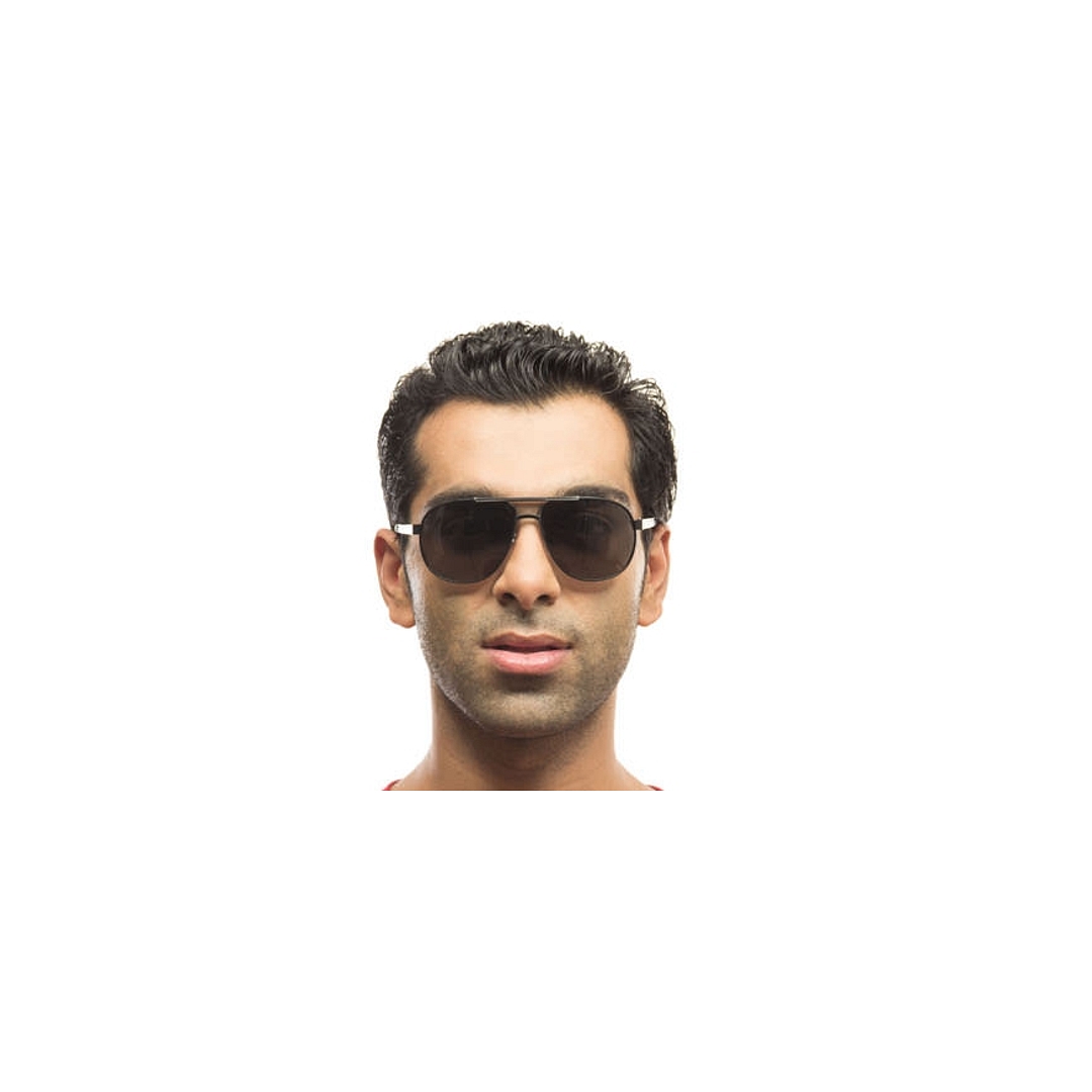 Vincent Chase Online Black Full Rim Aviator left side