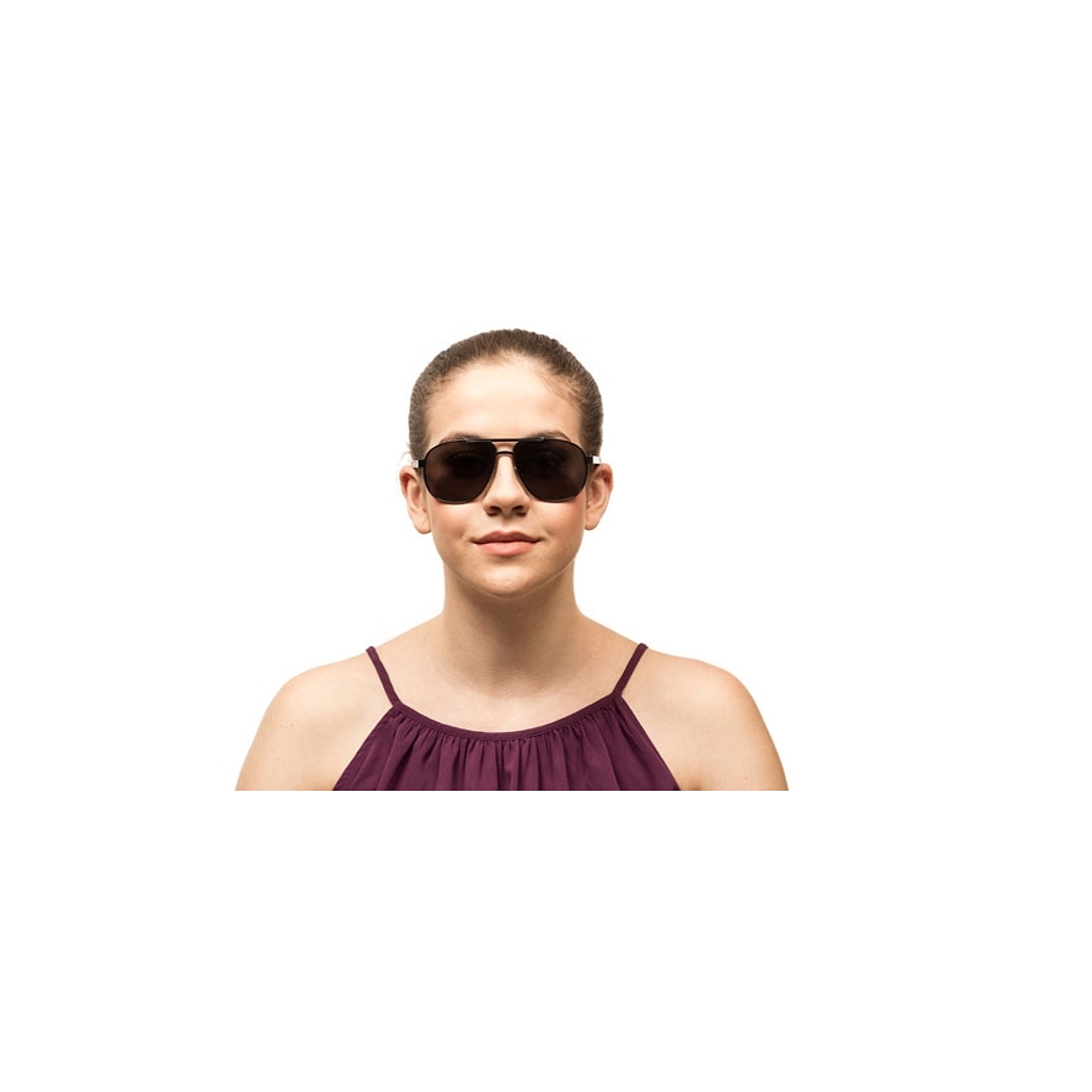 Vincent Chase Online Black Full Rim Aviator right side
