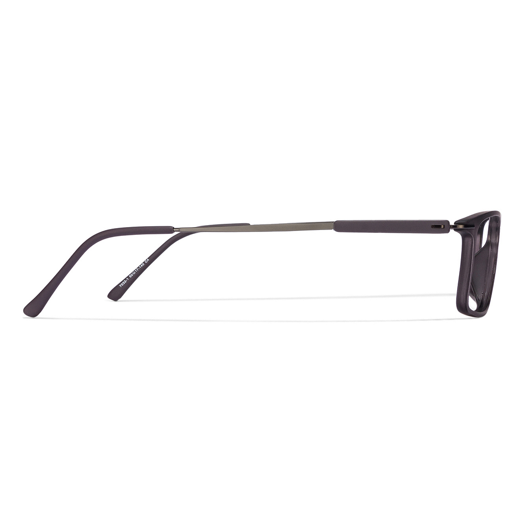Lenskart Lenskart TOI Special: Matte Grey Gunmetal Full Rim Rectangle Lenskart TOI Special SCALR 7032-1-C4 right side