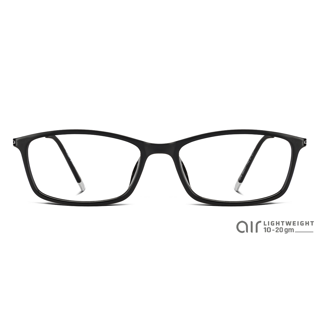 Lenskart Air Online Black Full Rim Rectangle left side