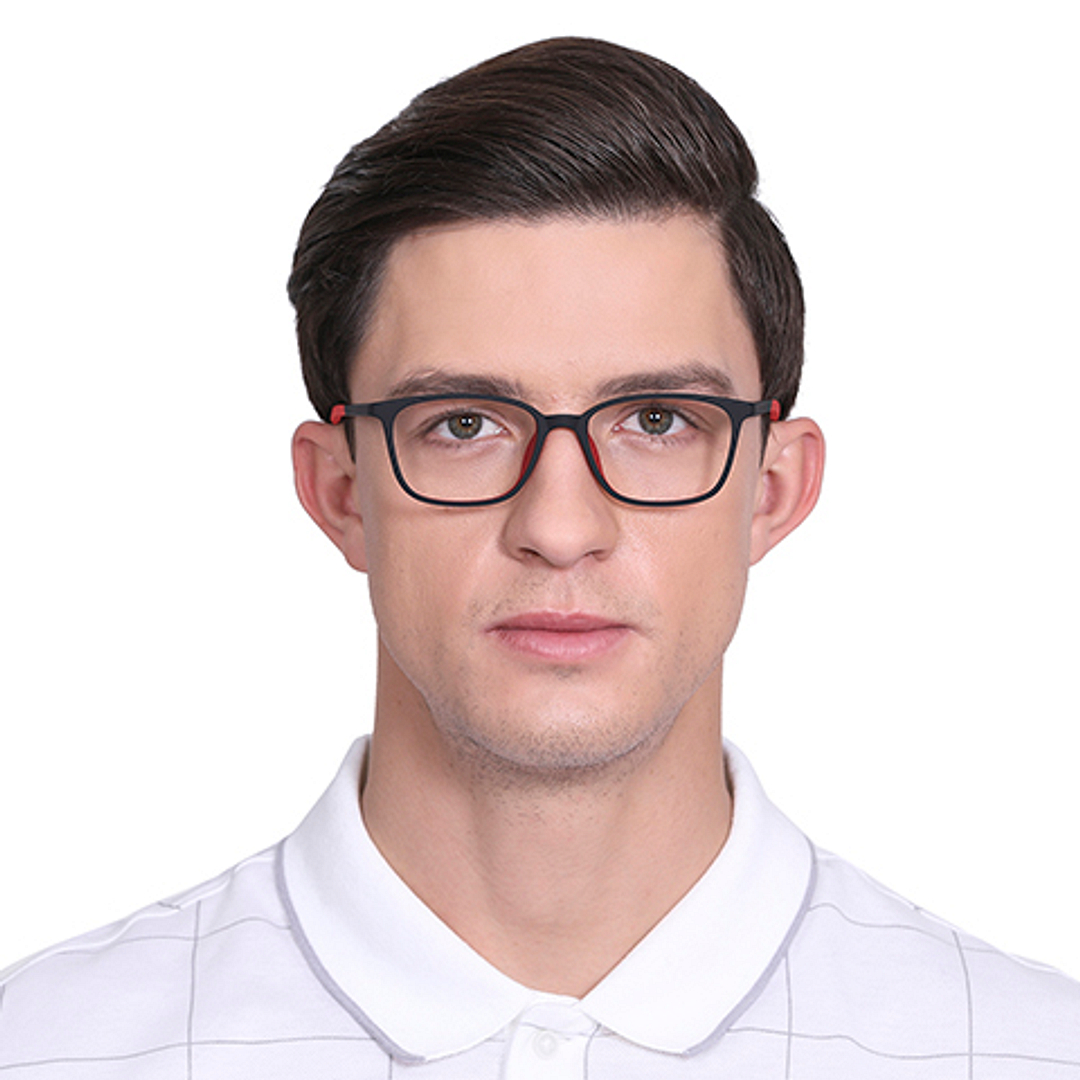 Lenskart Air Online Black Full Rim Rectangle left side