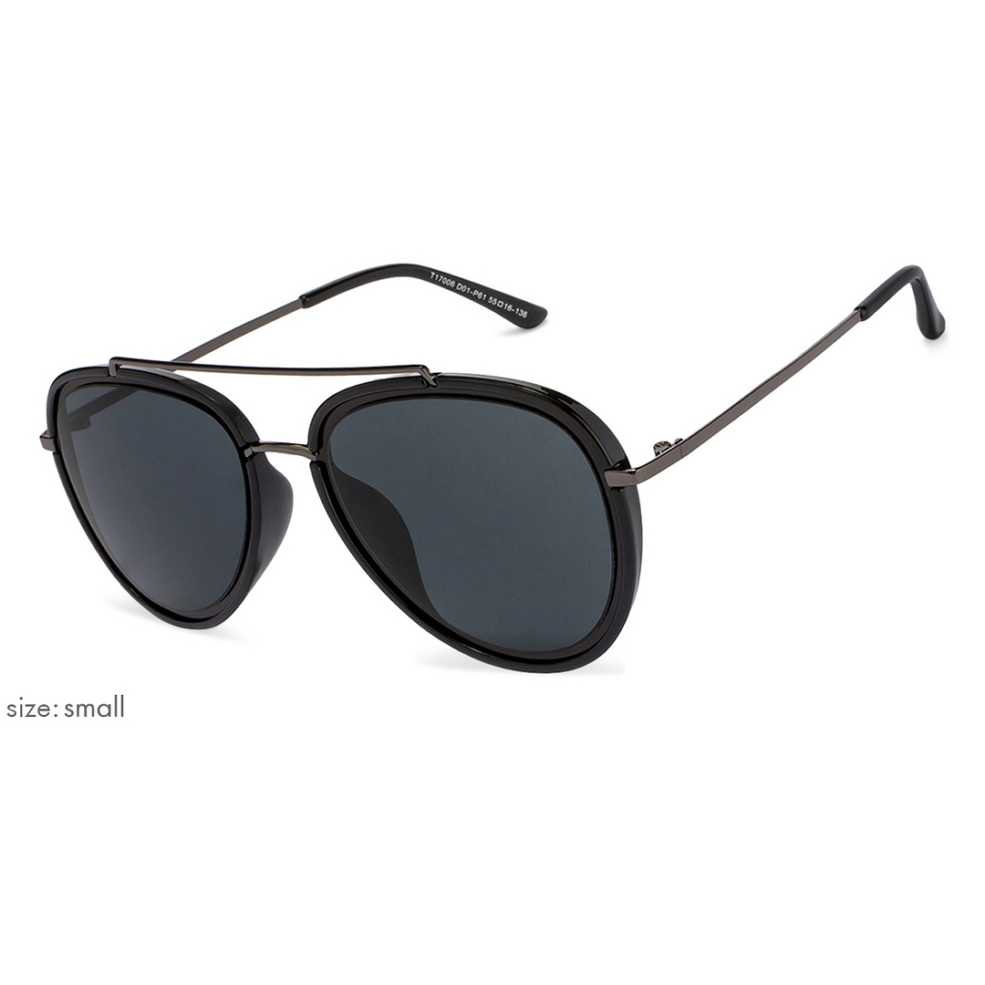 Vincent Chase Online Gunmetal Full Rim Aviator right side