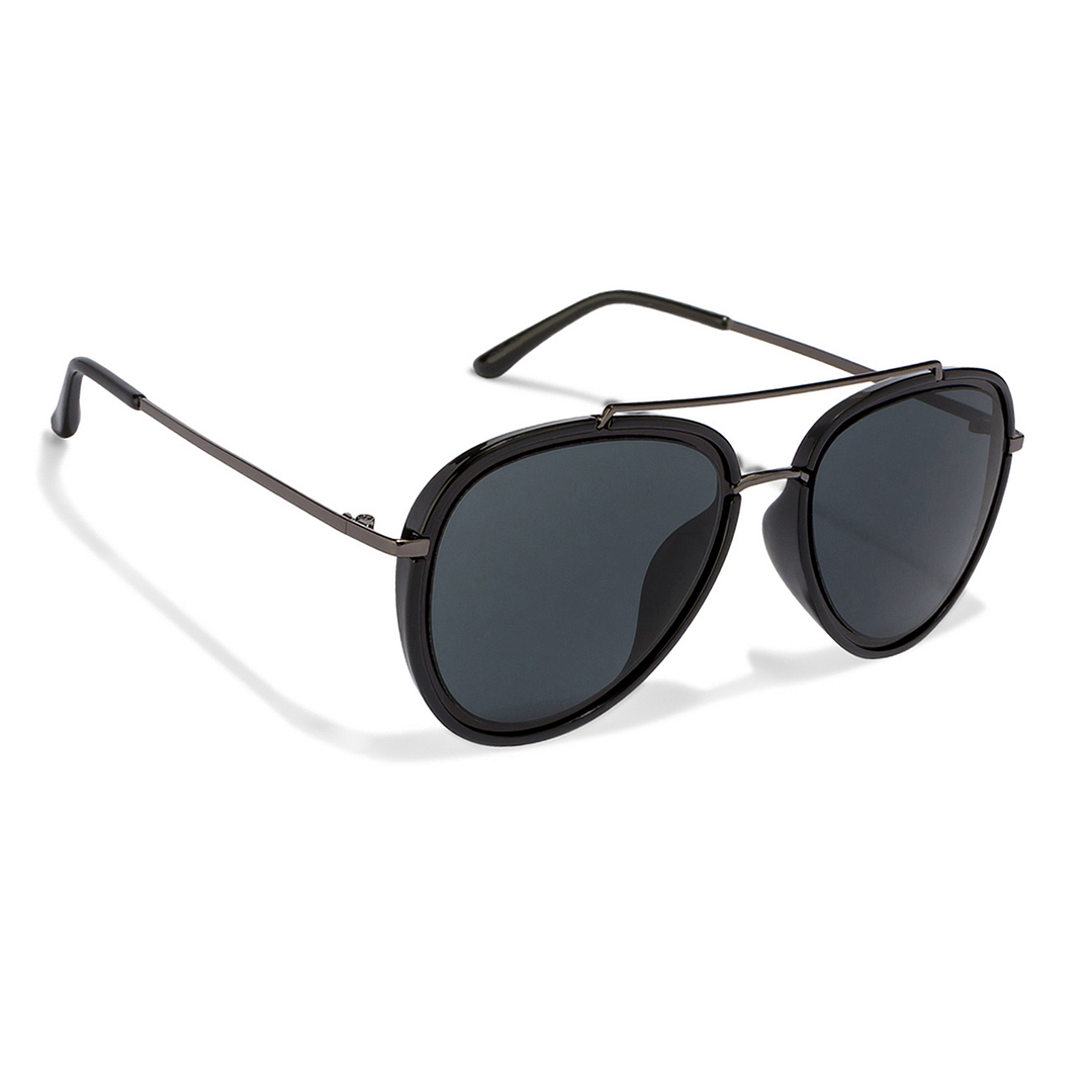 Vincent Chase Online Gunmetal Full Rim Aviator left side