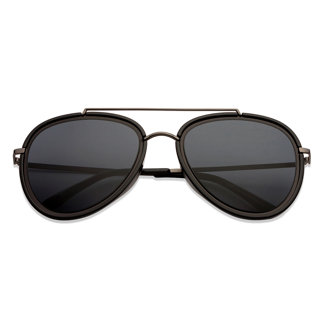 Vincent Chase Online Gunmetal Full Rim Aviator right side