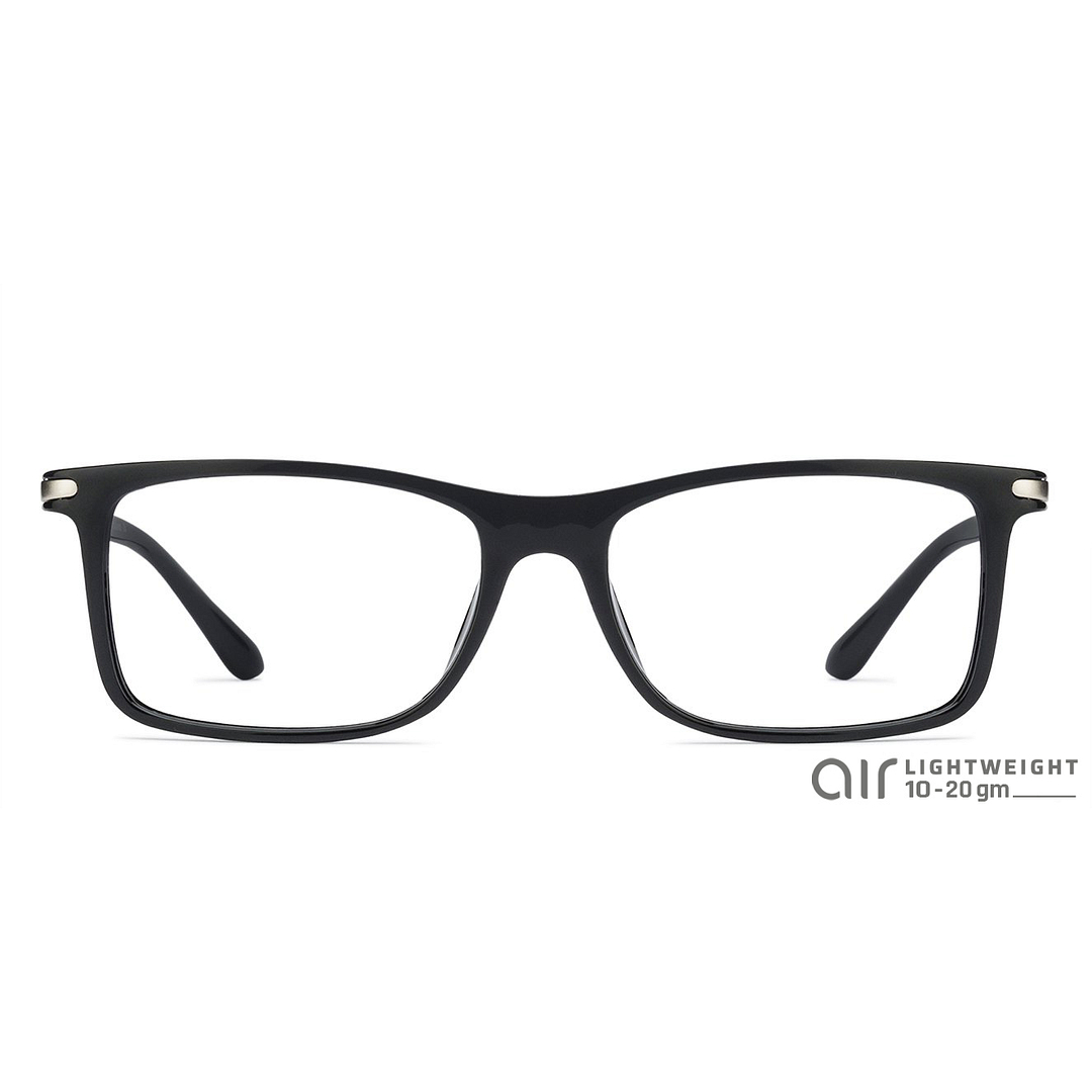 Lenskart Air Online Black Full Rim Rectangle left side