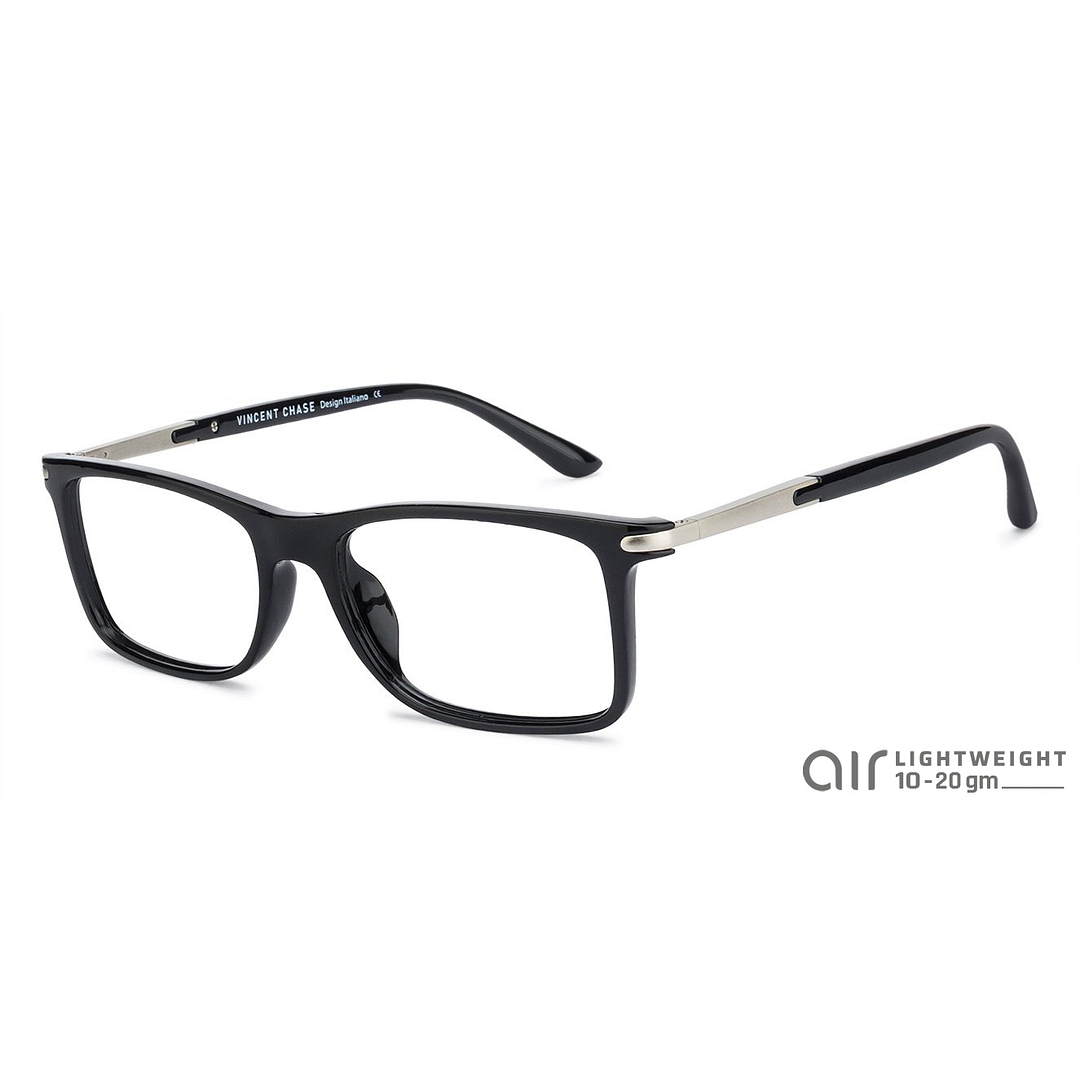Lenskart Air Online Black Full Rim Rectangle right side