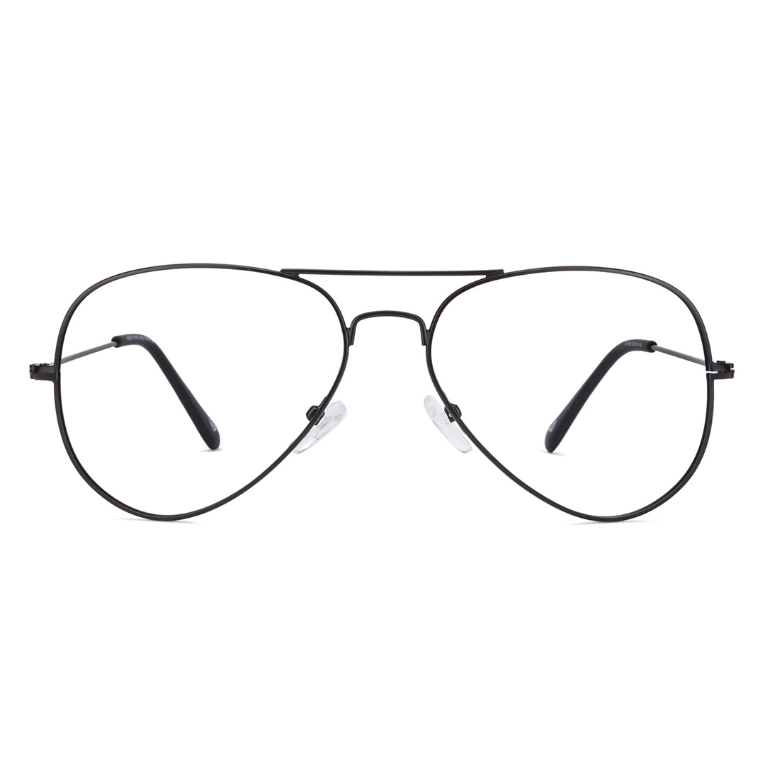 Vincent Chase Online Black Full Rim Aviator left side