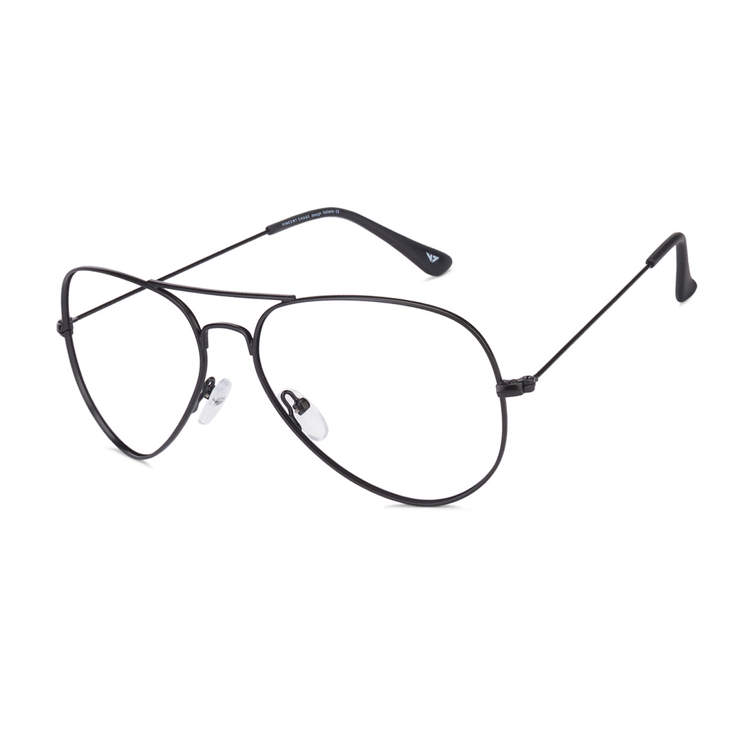 Vincent Chase Online Black Full Rim Aviator right side
