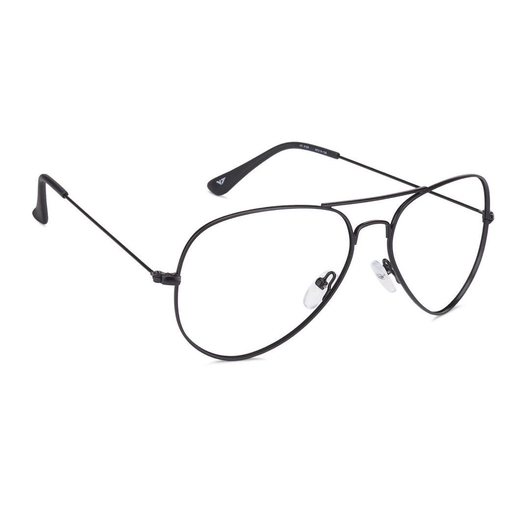 Vincent Chase Online Black Full Rim Aviator left side
