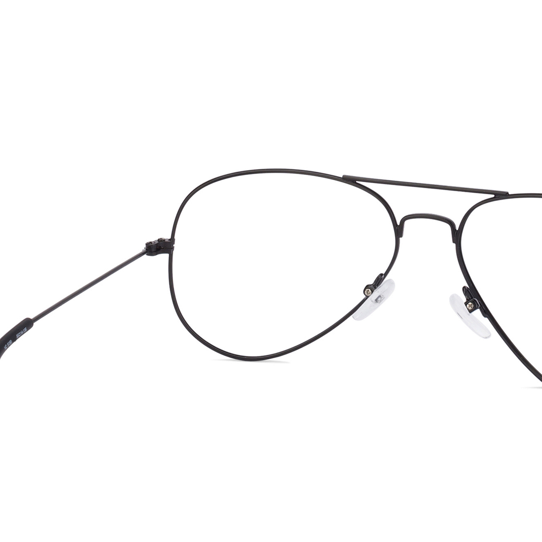 Vincent Chase Online Black Full Rim Aviator left side