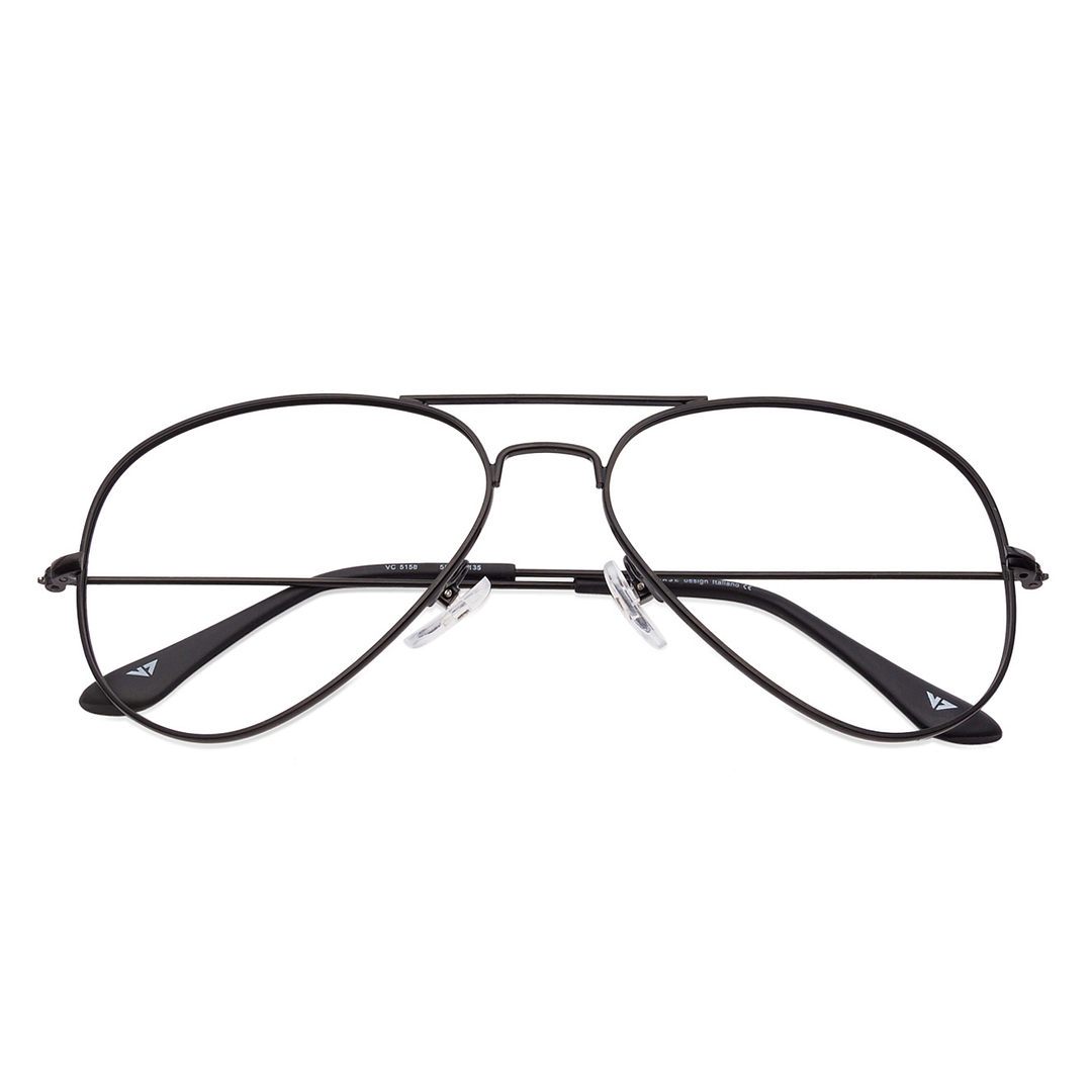 Vincent Chase Online Black Full Rim Aviator right side