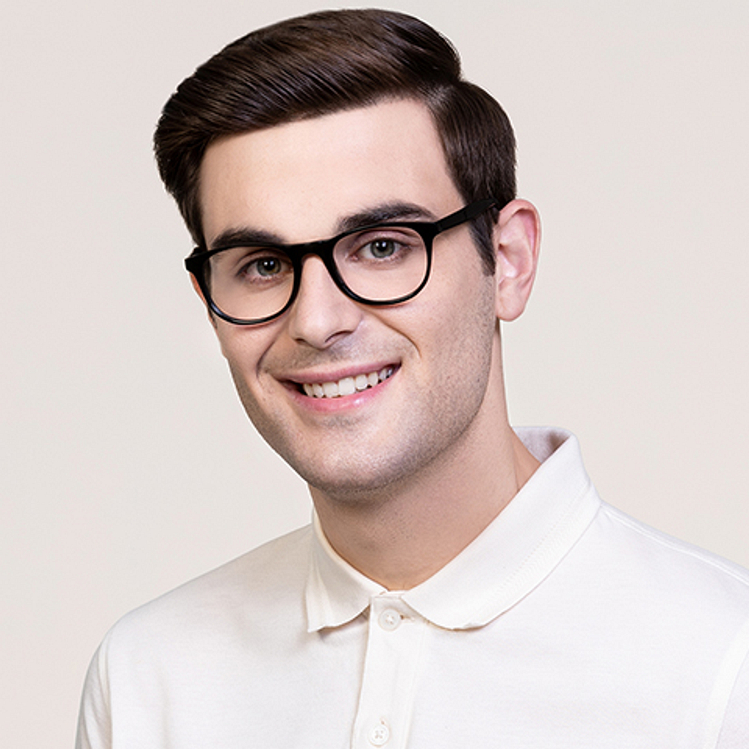 Vincent Chase Online Black Full Rim Square left side