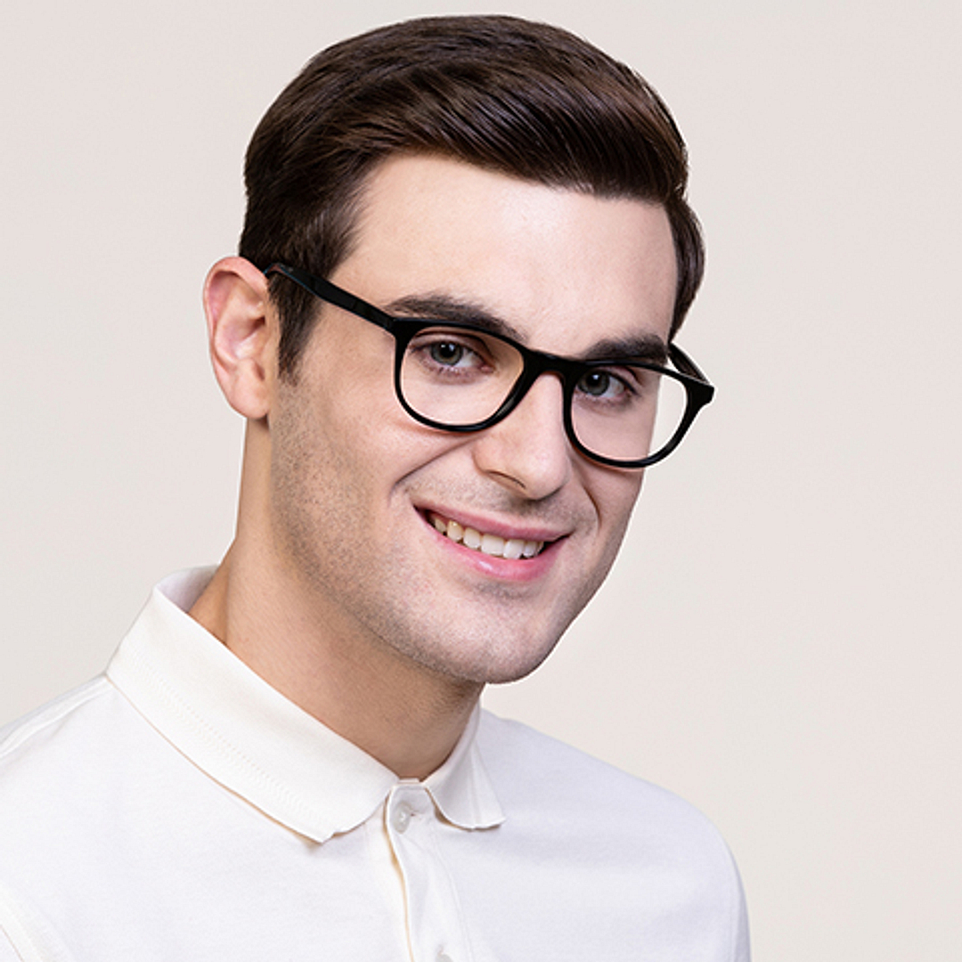 Vincent Chase Online Black Full Rim Square right side